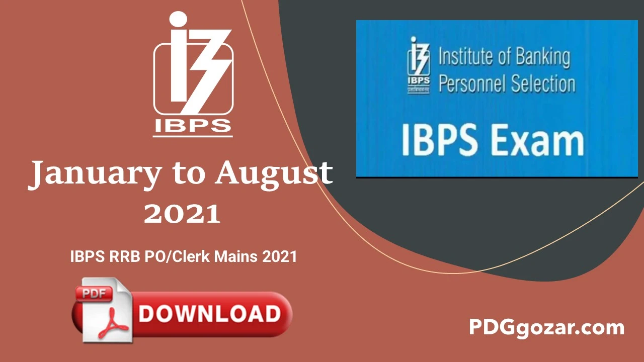 January to August 2021 Current Affairs | IBPS po Clerk Mains 2021