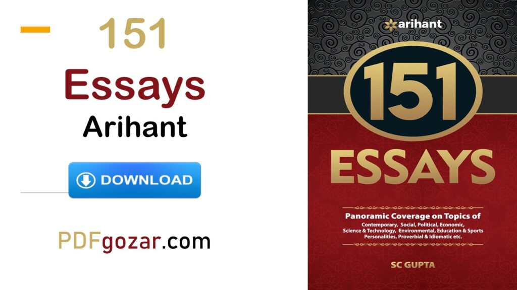 151 Essays Arihant pdf