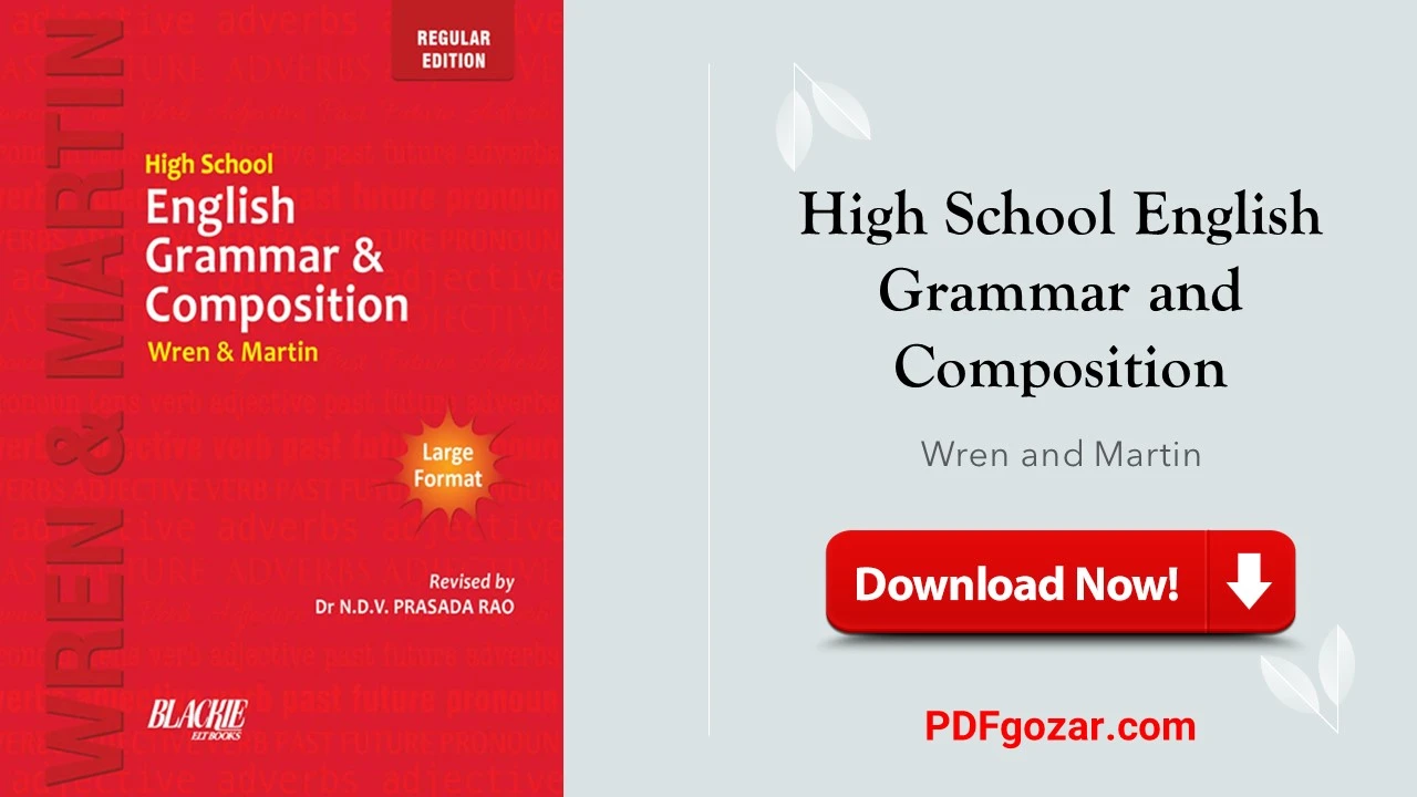 Wren and Martin English Grammar Book
