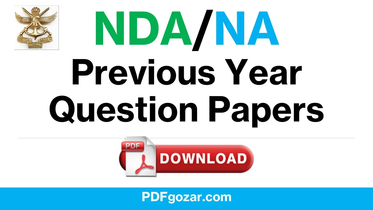 NDA Previous Year Question Papers