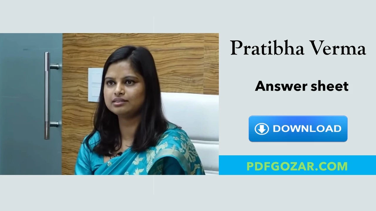Pratibha Verma Answer sheet