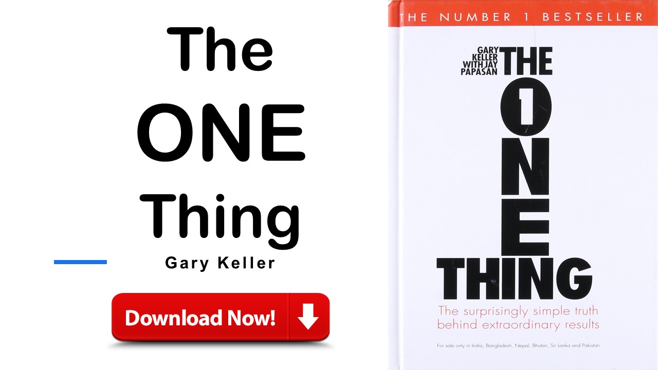 The One Thing Book PDF Free Download