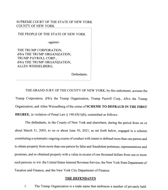 Trump Indictment PDF All things you should know