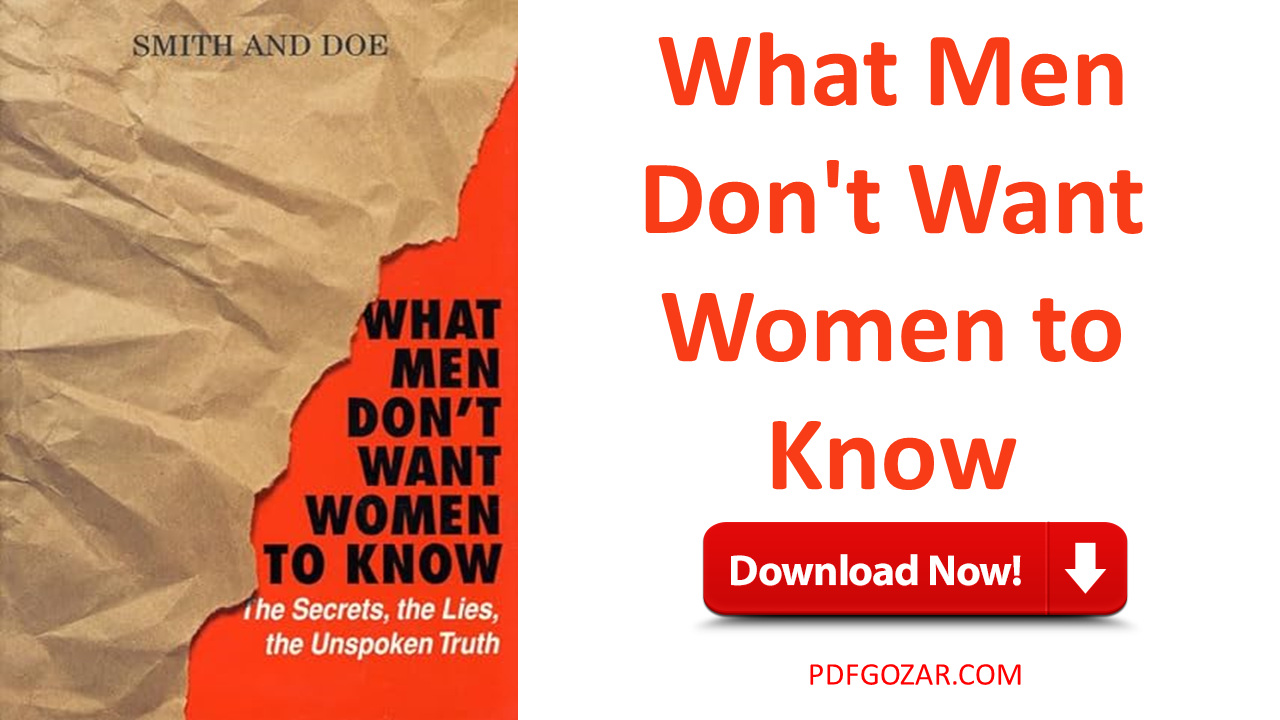 What Men Don't Want Women to Know PDF
