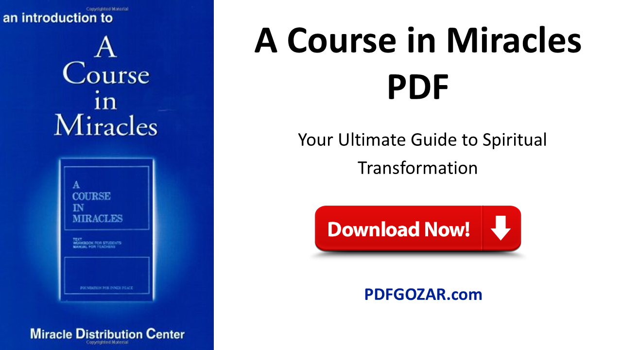 A Course in Miracles PDF
