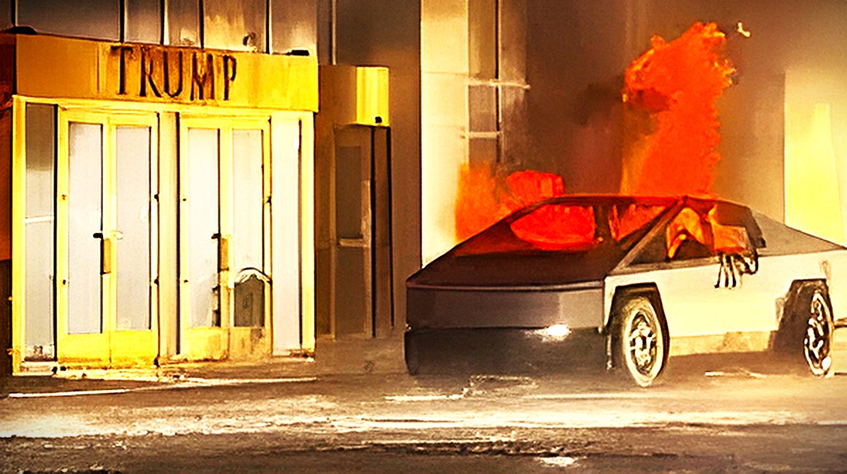Tesla Cybertruck Explosion Outside Trump Hotel in Las Vegas