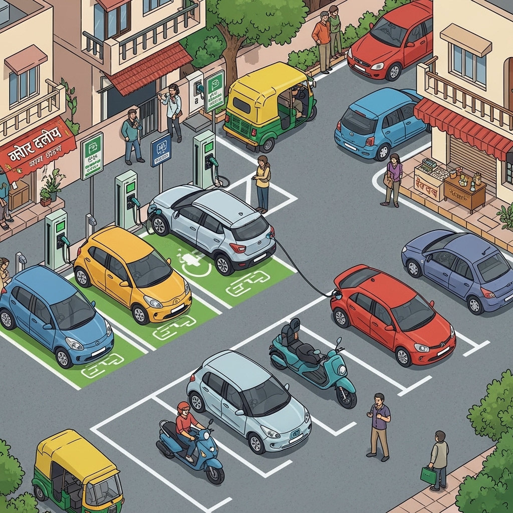 How Neighbourhood EV Charging Hubs Are Solving Parking Pain in India - Supporting Image