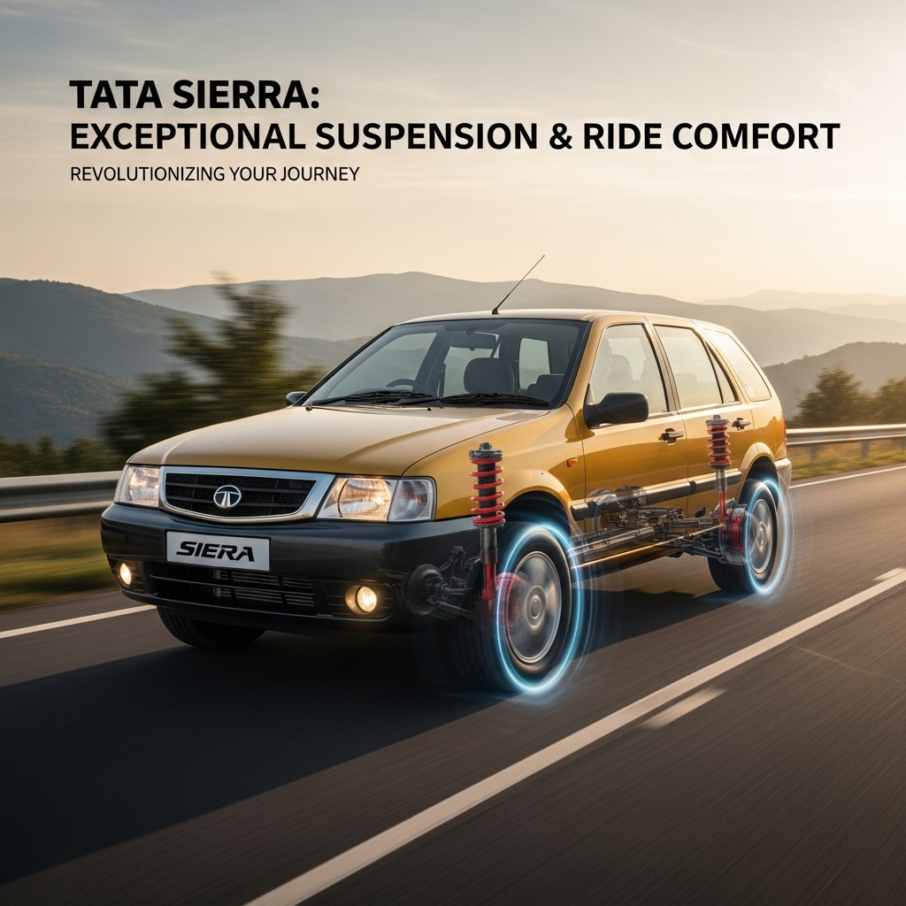 Tata Sierra Suspension and Ride Comfort - Featured Image