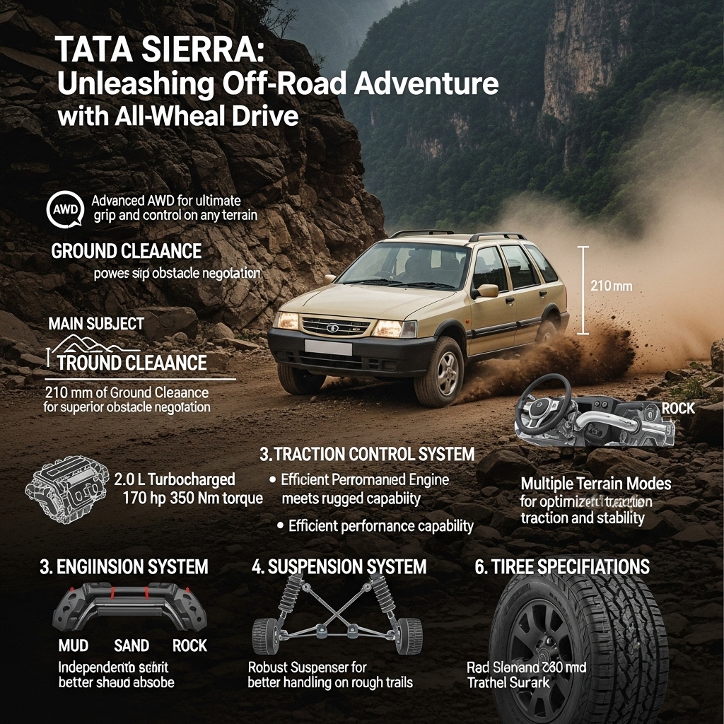 Tata Sierra AWD capabilities and off-road performance - Features Overview