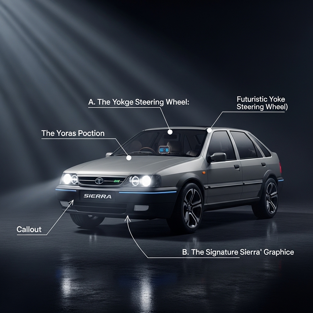 Tata Sierra exterior design: retro-inspired looks and modern touches - Features Overview
