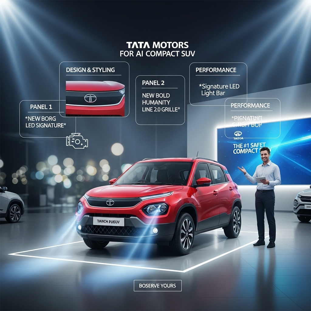 Tata Punch facelift booking status and dealership offers - Features Overview
