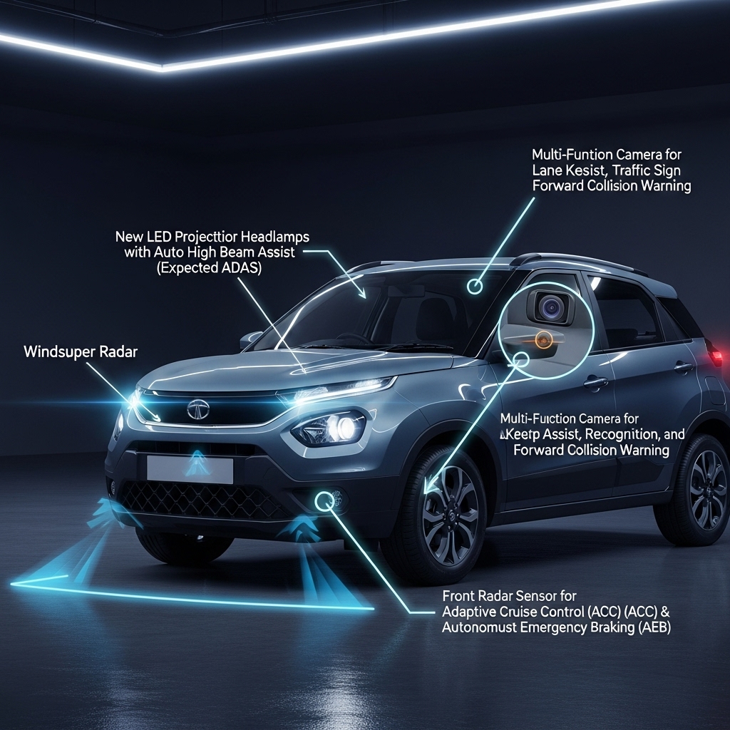Tata Punch facelift safety features and ADAS expectations - Features Overview