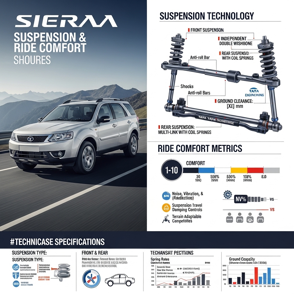 Tata Sierra Suspension and Ride Comfort - Features Overview