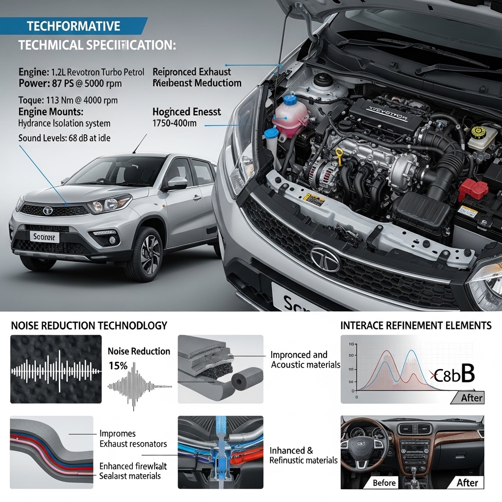 Tata Punch Facelift Engine Noise and Refinement - Features Overview