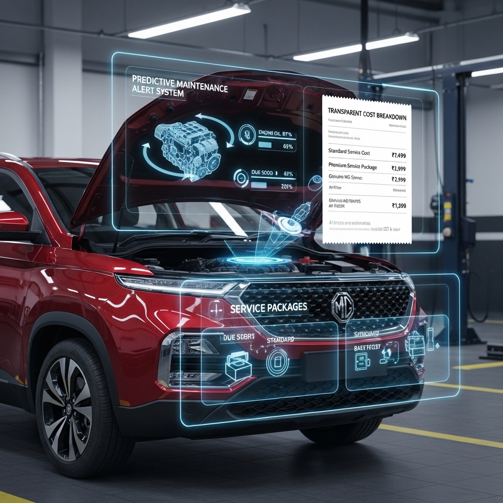 MG Hector Facelift Service Cost and Maintenance - Features Overview