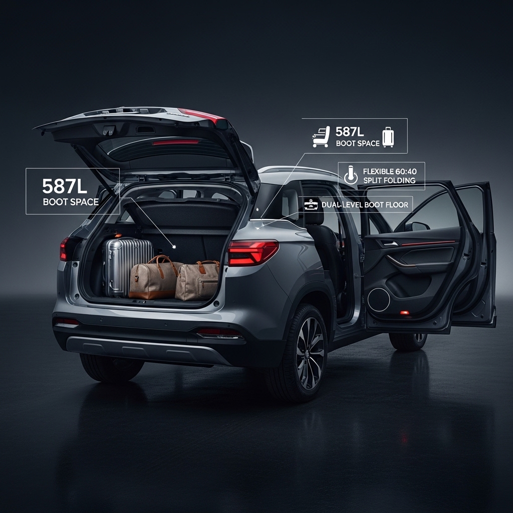 MG Hector Facelift Boot Space and Cabin Review - Features Overview