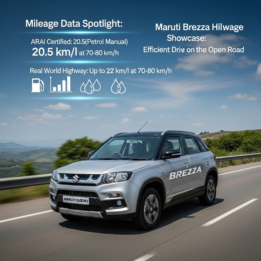 Maruti Brezza Highway Mileage Test - Features Overview