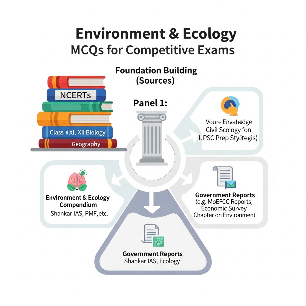 Environment and Ecology MCQs for Competitive Exams - Study Strategy
