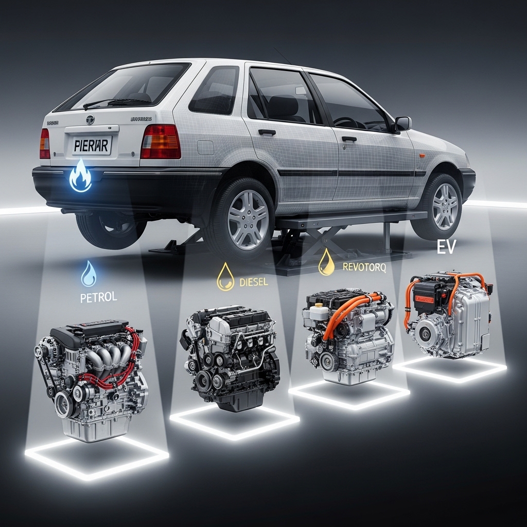 Tata Sierra powertrain options: petrol, diesel, and EV - Supporting Image