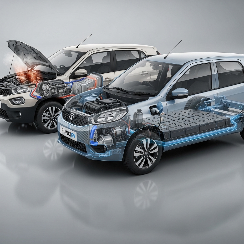 Tata Punch facelift vs Punch EV: key differences - Supporting Image