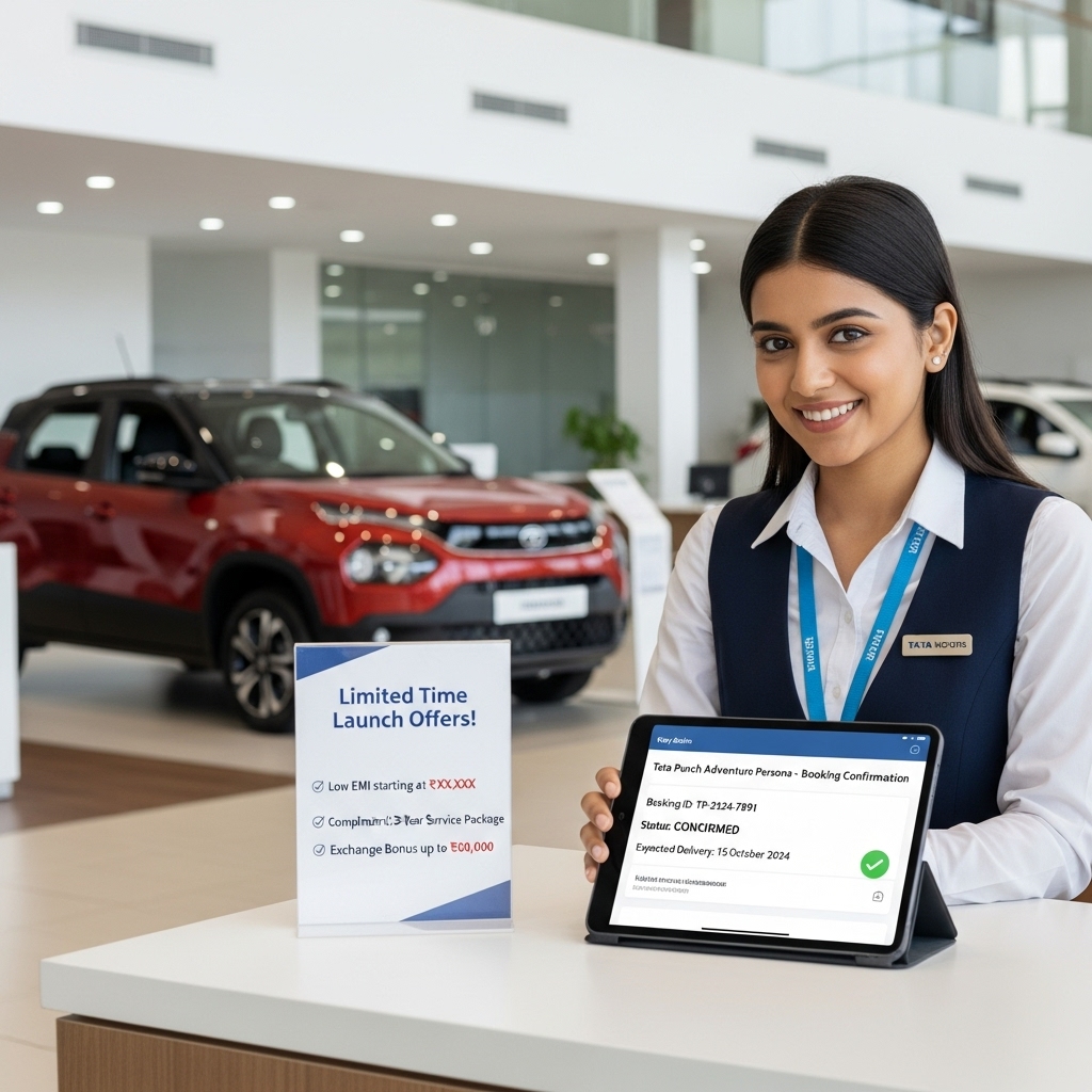 Tata Punch facelift booking status and dealership offers - Supporting Image