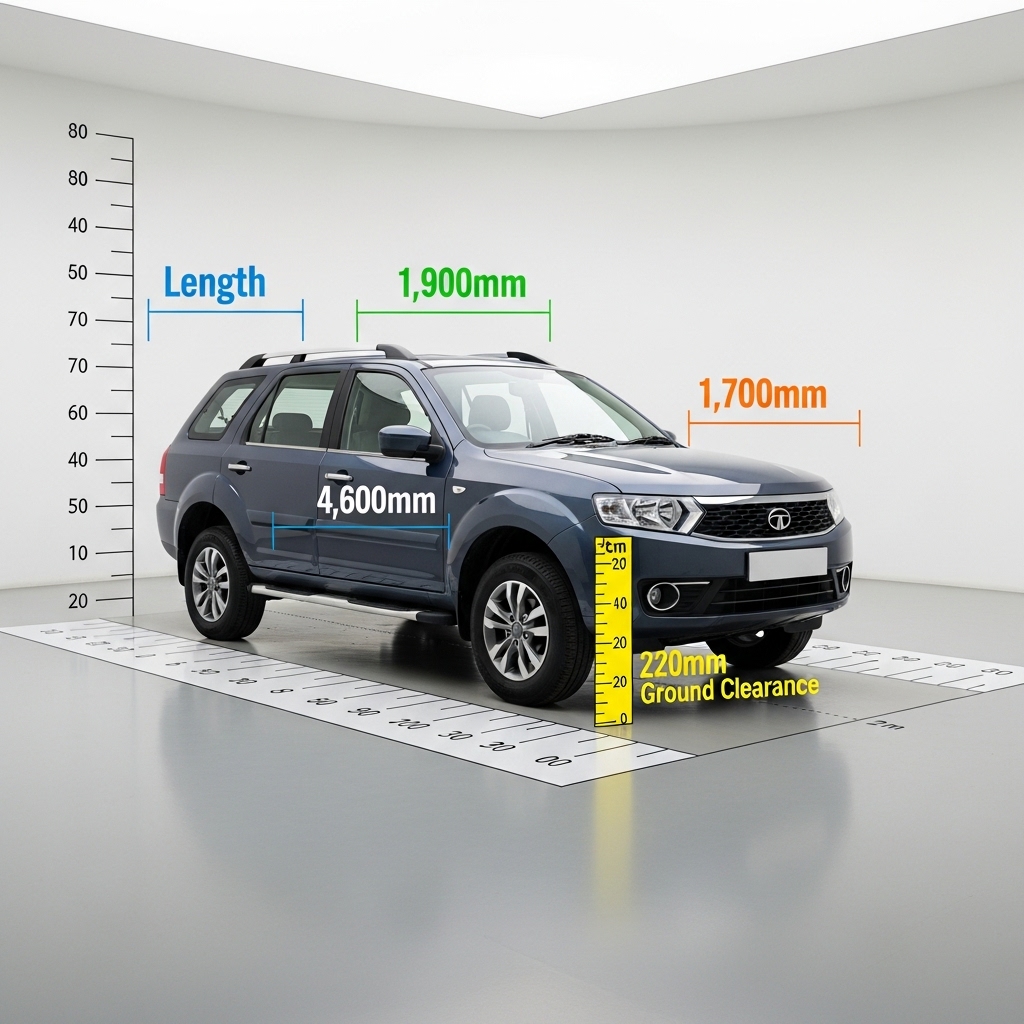 Tata Sierra 2025 Dimensions and Ground Clearance - Supporting Image