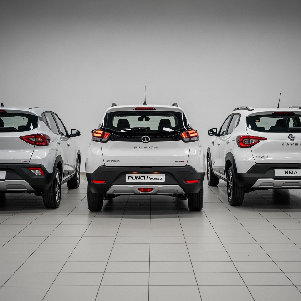 Tata Punch Facelift Competitor Comparison: Hyundai Exter, Renault Kiger, Nissan Magnite - Supporting Image