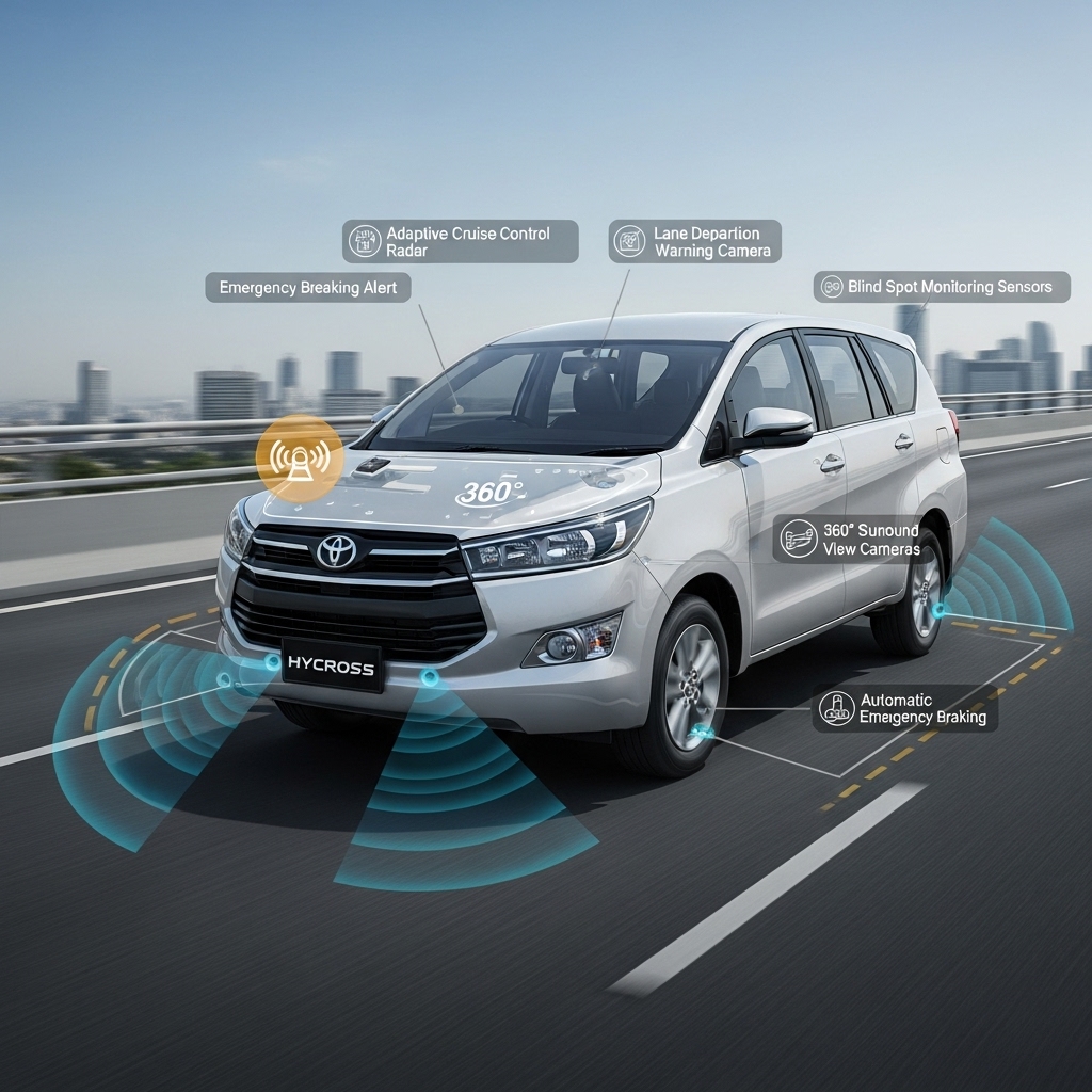 Toyota Innova Hycross Safety Features and ADAS Technology - Supporting Image