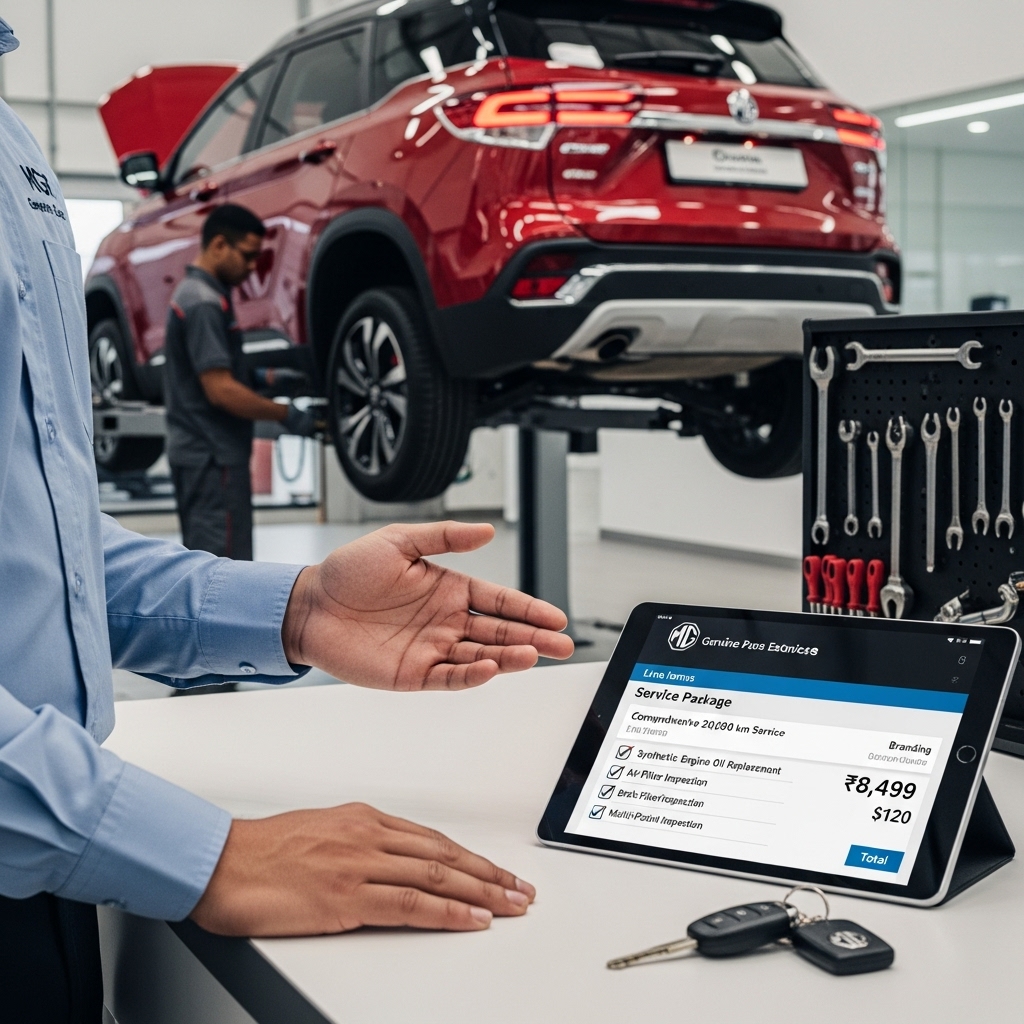 MG Hector Facelift Service Cost and Maintenance - Supporting Image