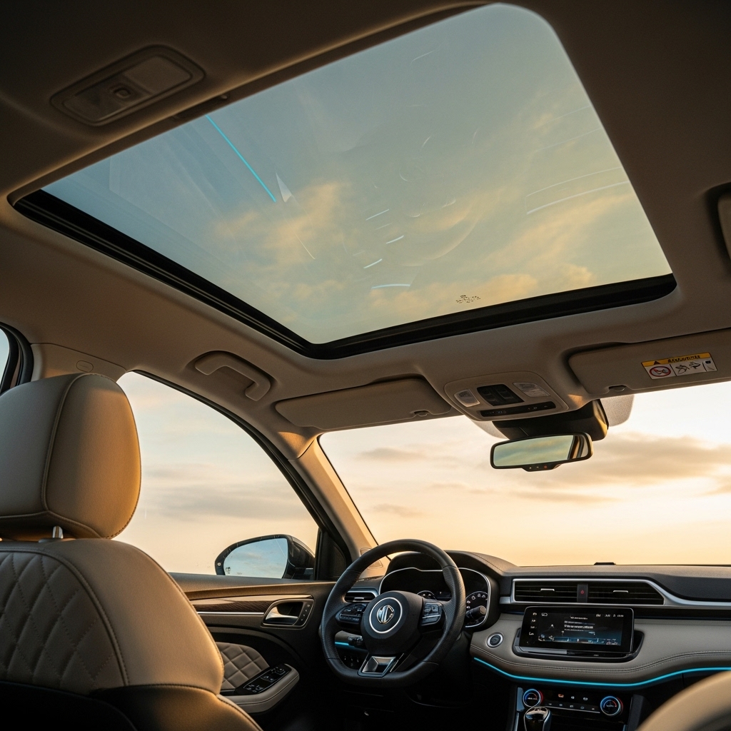 MG Hector Facelift Sunroof and Luxury Features - Supporting Image
