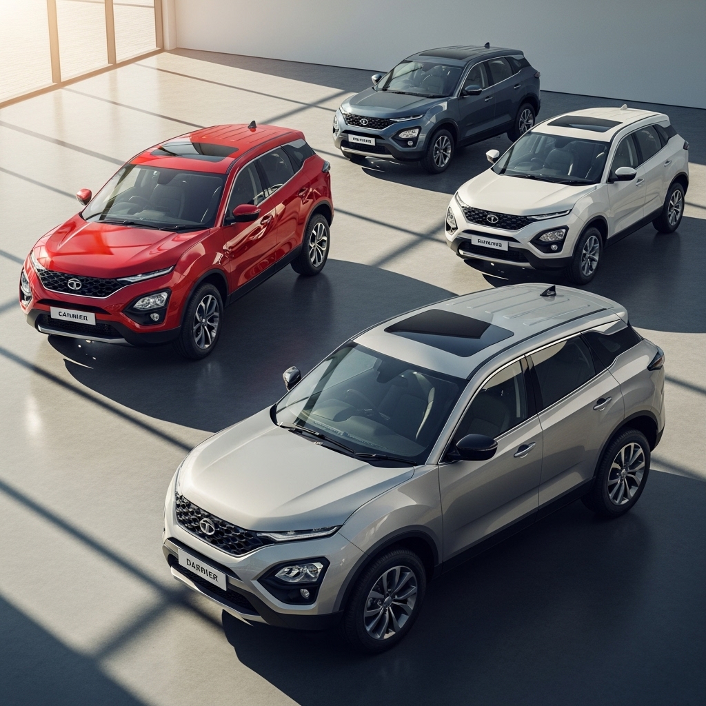Tata Harrier Facelift Colour Options and Variants - Supporting Image
