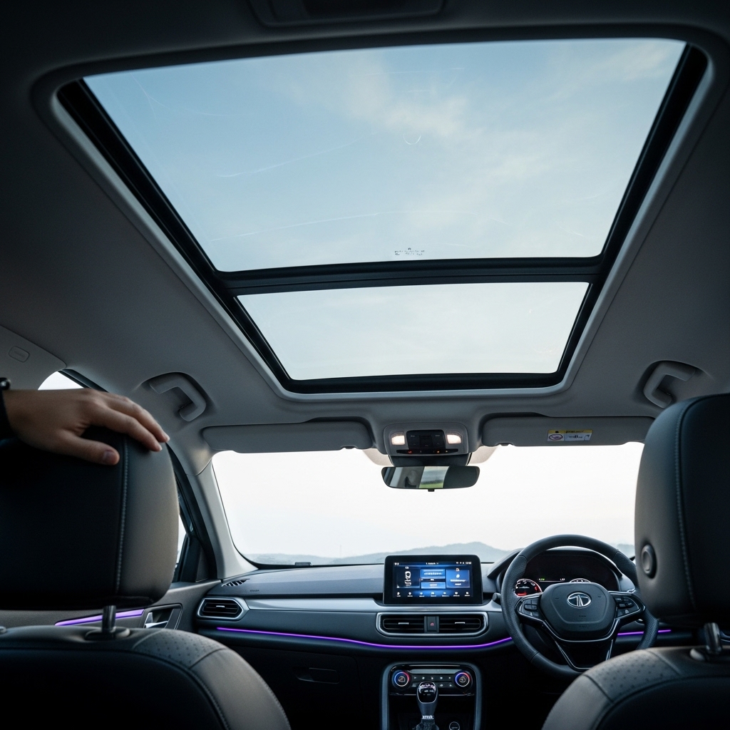Tata Harrier Facelift Sunroof and Premium Features - Supporting Image