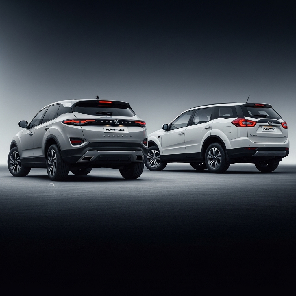 Tata Harrier Facelift vs Mahindra XUV700 Comparison - Supporting Image