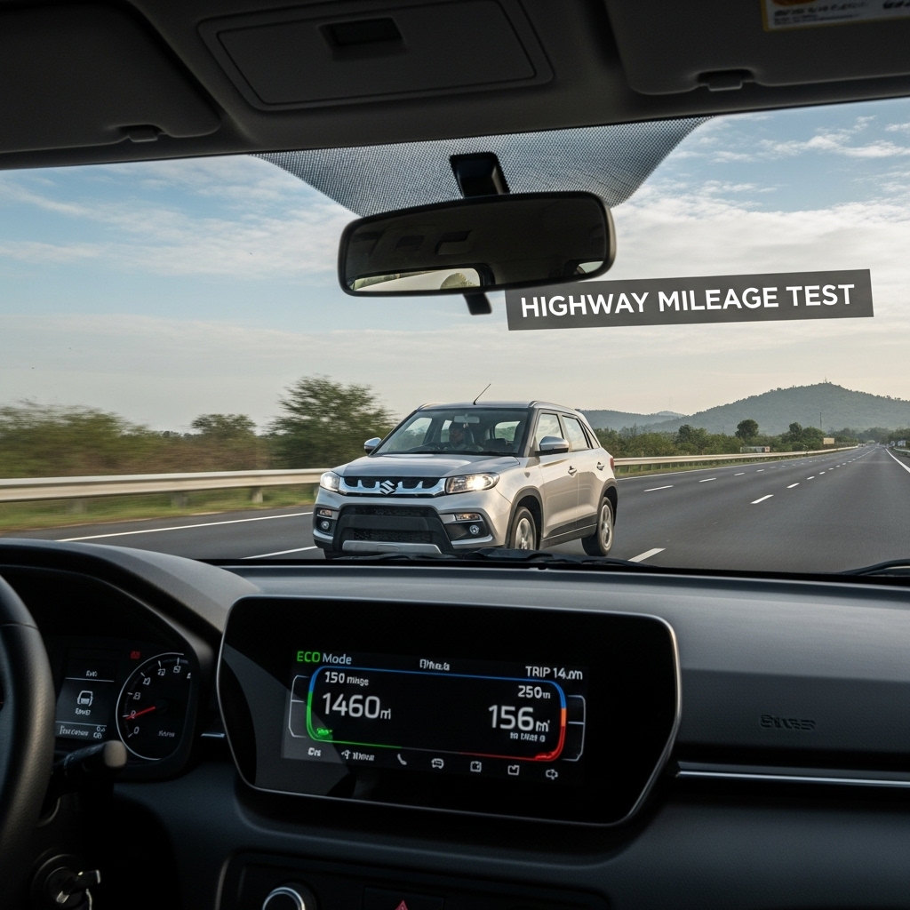 Maruti Brezza Highway Mileage Test - Supporting Image