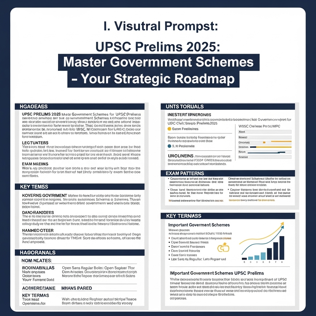 Important Government Schemes for UPSC Prelims 2025 - Success Tips