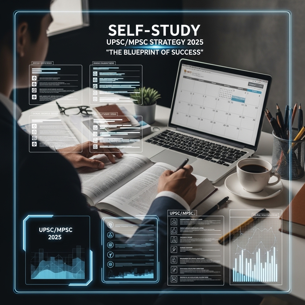 Can I Clear UPSC Without Coaching? Self-Study Strategy 2025 - Success Tips