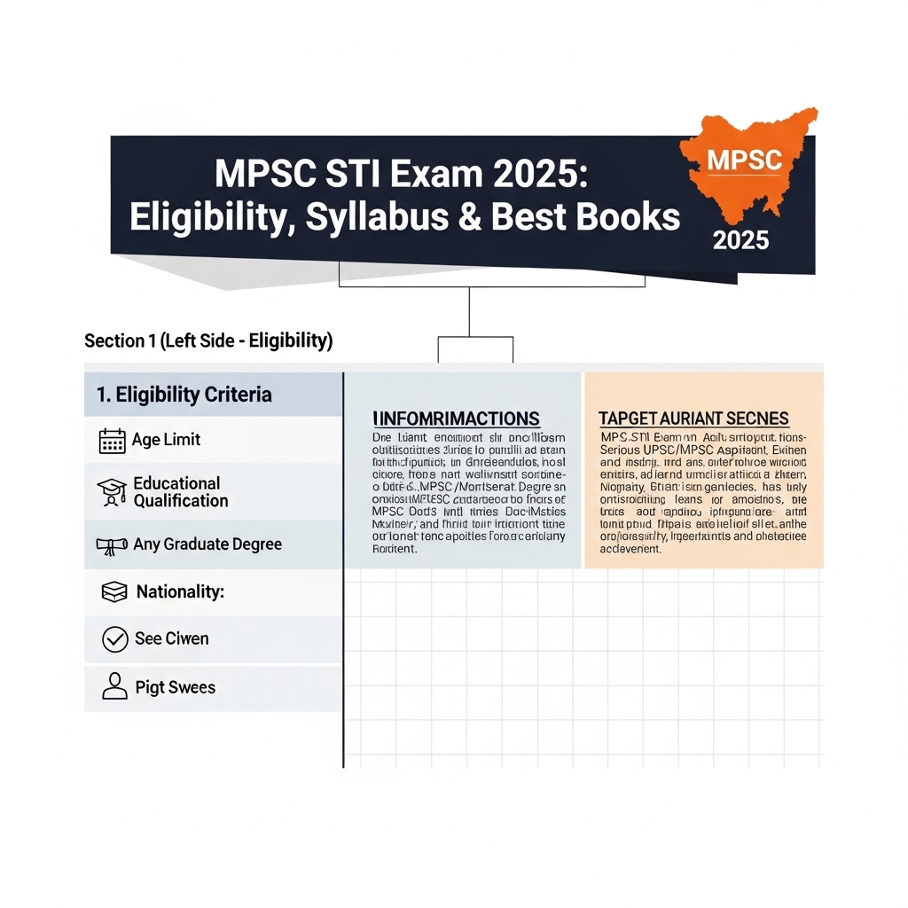 MPSC STI Exam 2025: Eligibility, Syllabus & Best Books - Success Tips