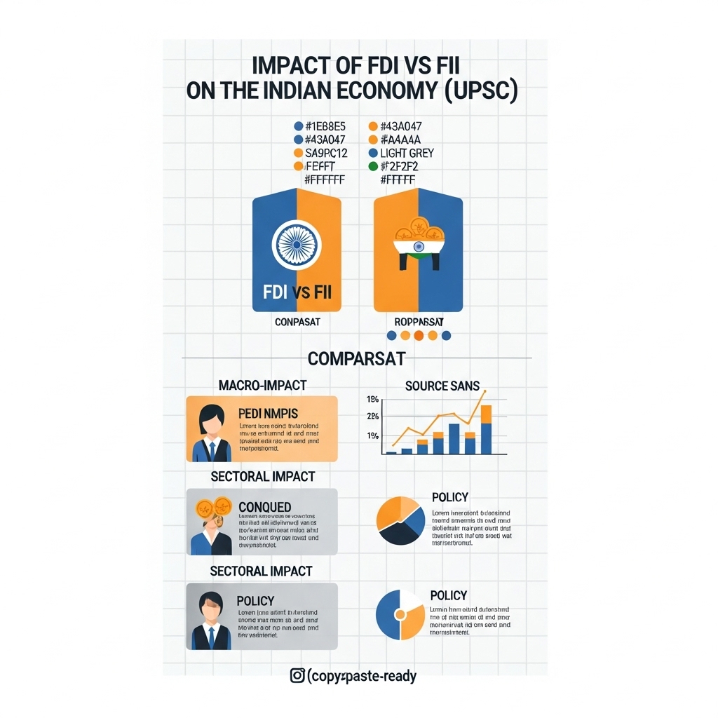 Ultimate Guide to FDI vs FII in India's Economy for UPSC - Detailed Guide