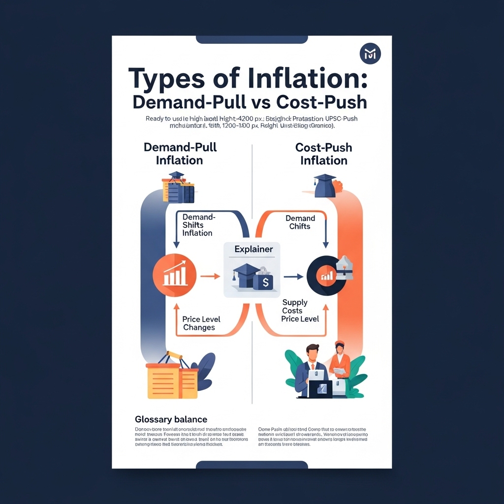 Ultimate Guide to Inflation: UPSC Demand-Pull vs Cost-Push - Detailed Guide