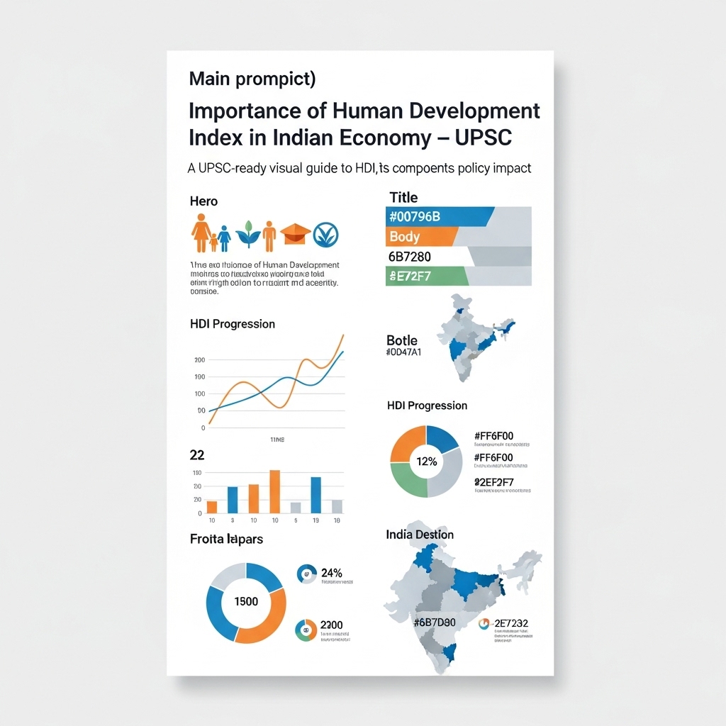 Ultimate Guide to HDI's Role in India's Economy for UPSC - Detailed Guide