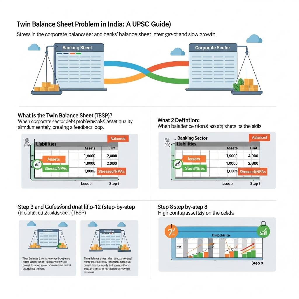 Complete Guide to Twin Balance Sheet Problems for UPSC - Practical Implementation