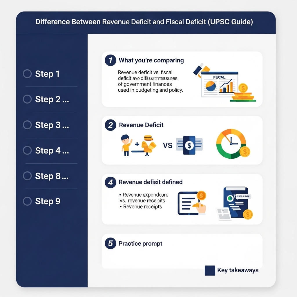 Ultimate Guide: Revenue Deficit vs Fiscal Deficit for UPSC - Practical Implementation