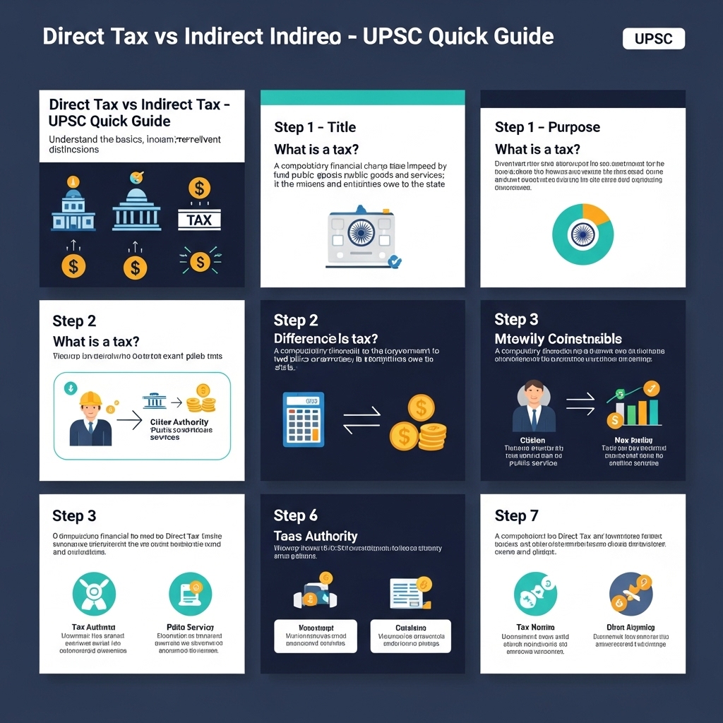 Ultimate Guide to Direct vs Indirect Tax for UPSC - Practical Implementation