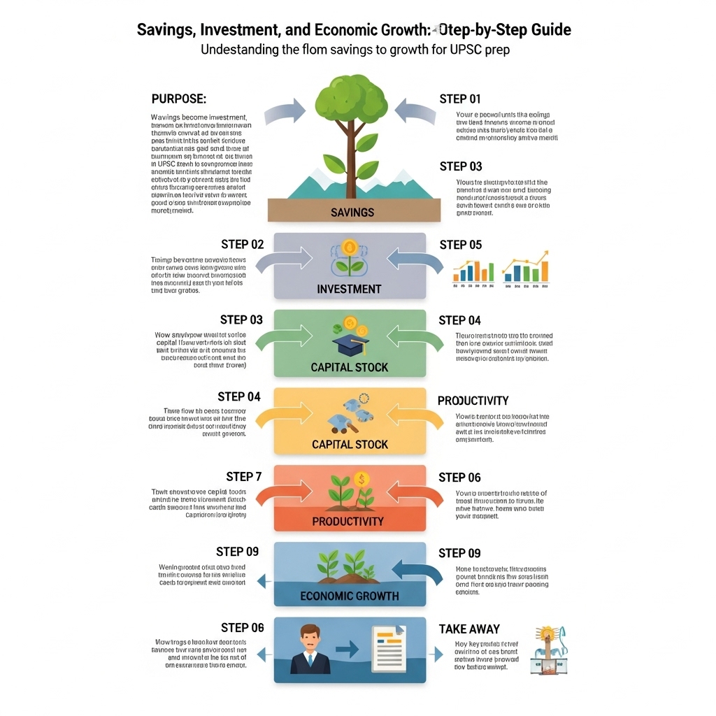 Ultimate Guide to Savings Investment & Economic Growth UPSC - Practical Implementation