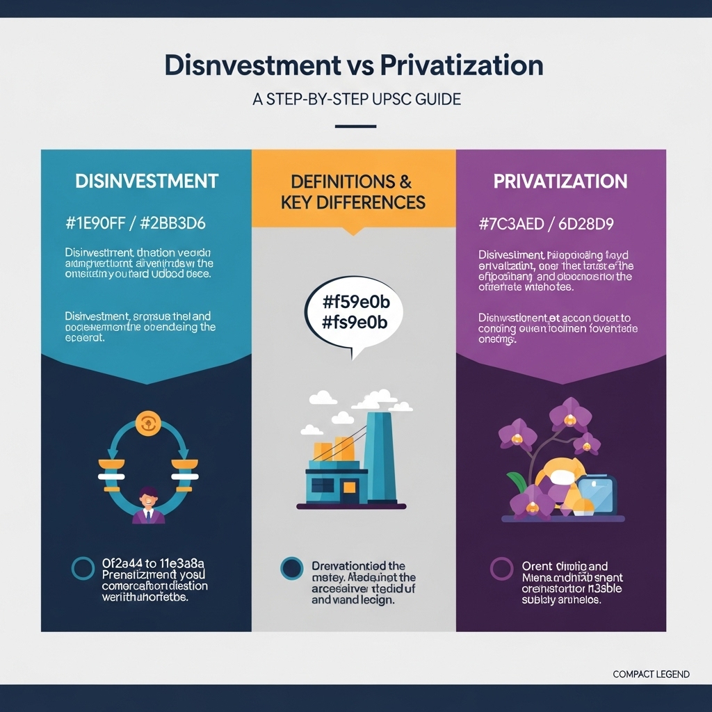 Ultimate Guide: Difference Between Disinvestment & Privatization for UPSC - Practical Implementation