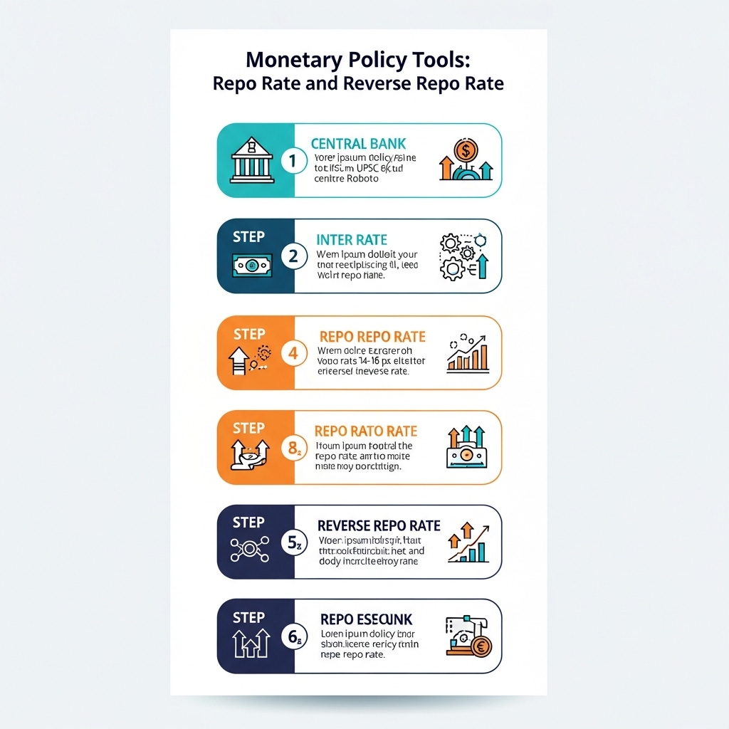 Monetary Policy Tools: Repo Rate, Reverse Repo, UPSC - Practical Implementation
