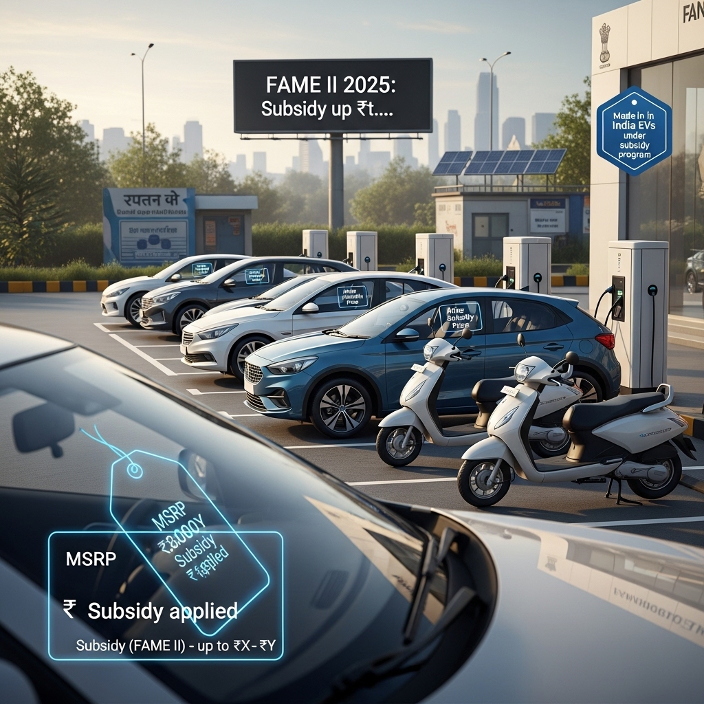 government subsidy for electric vehicles in India 2025 - Supporting Image