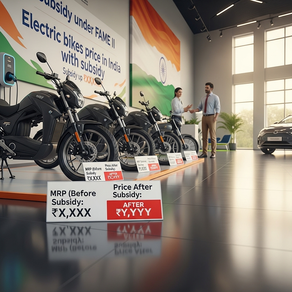 electric bike price in India with subsidy - Supporting Image
