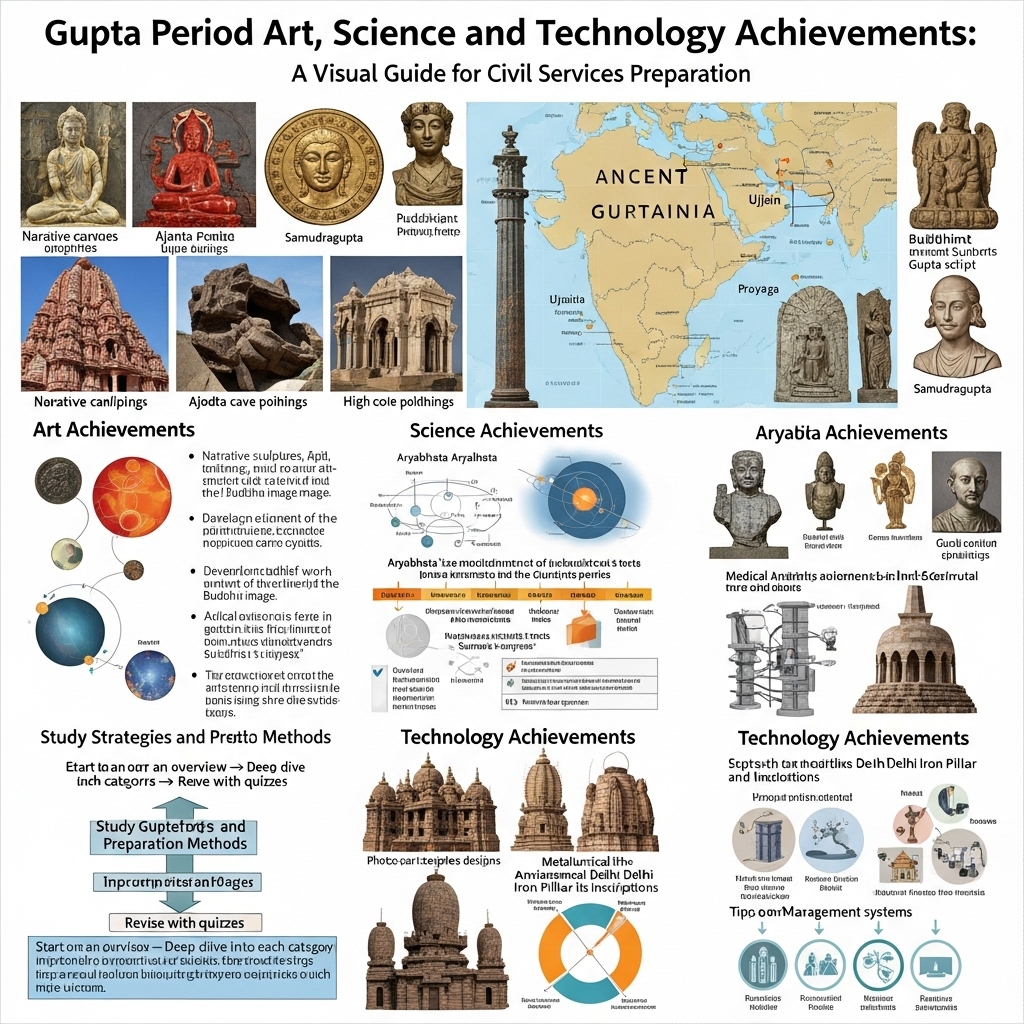 Gupta period art, science and technology achievements - Study Strategy