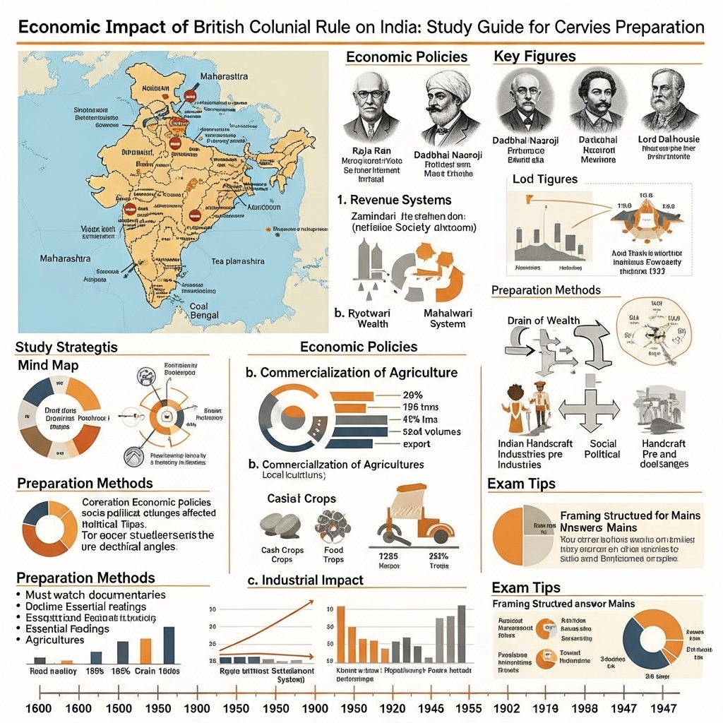 economic impact of British colonial rule on India - Study Strategy